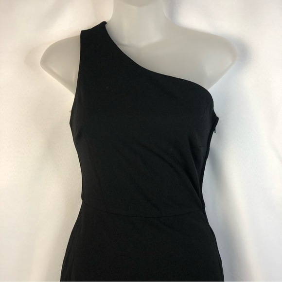 Crystal Sky Black Asymmetrical One Shoulder Bodycon Mini Dress XS - Picture 5 of 5